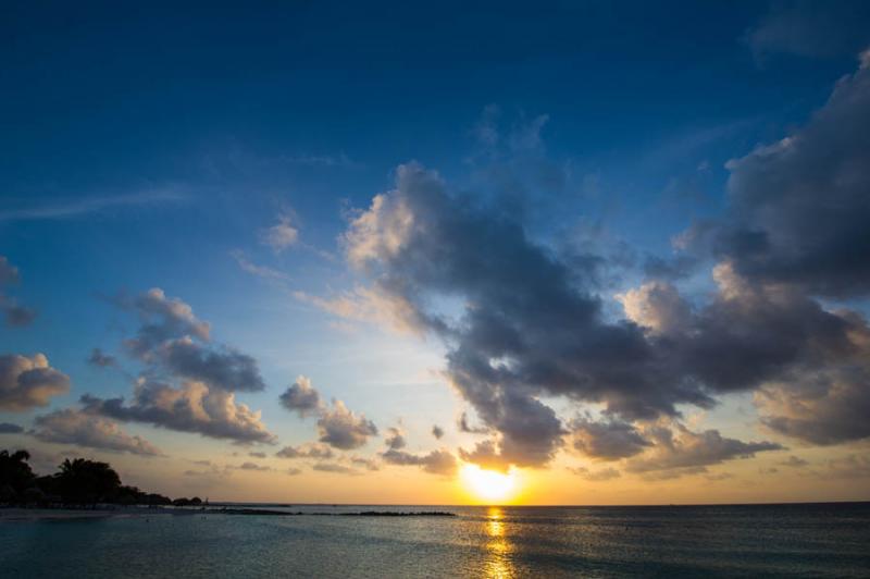 Palm Beach, Oranjestad, Aruba, Antillas Menores, A...