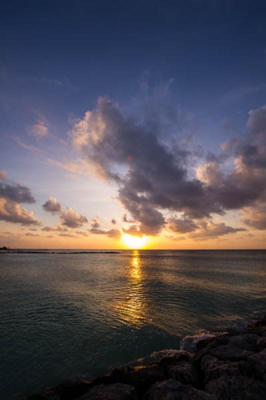 Palm Beach, Oranjestad, Aruba, Antillas Menores, A...