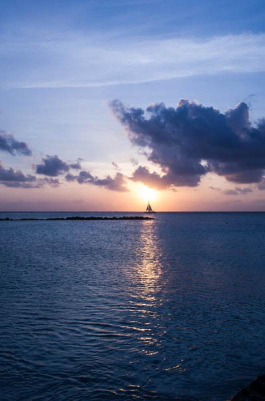 Palm Beach, Oranjestad, Aruba, Antillas Menores, A...