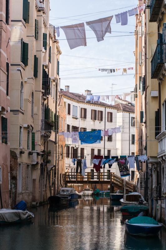 Canal Interno de Venecia, Veneto, Italia, Europa O...