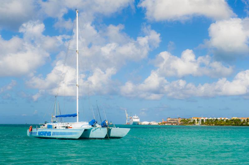 Puerto de Oranjestad, Oranjestad, Aruba, Antillas ...