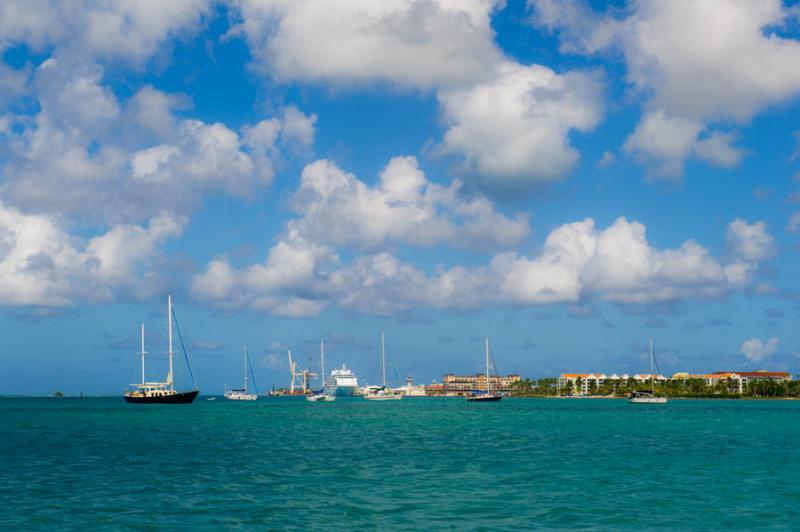 Puerto de Oranjestad, Oranjestad, Aruba, Antillas ...