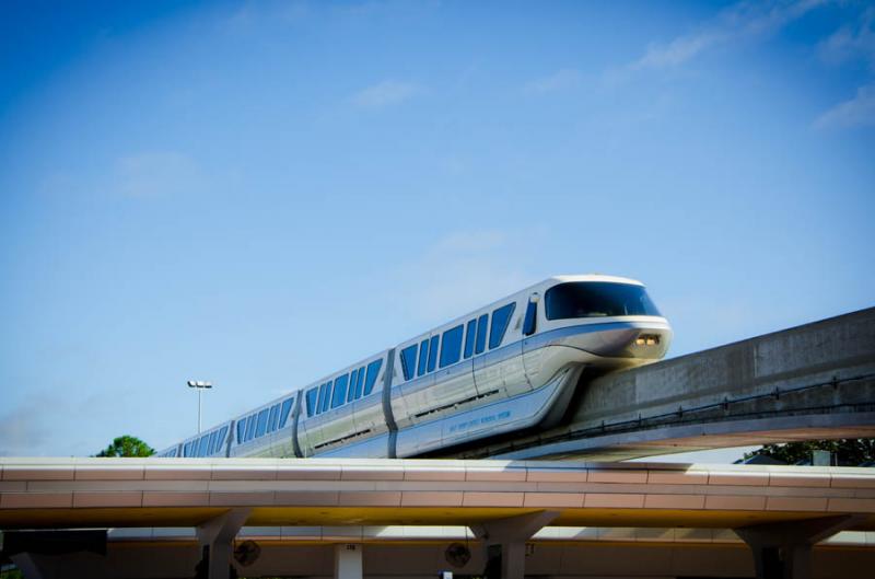 Monorrail en Walt Disney World Resort, Orlando, Fl...