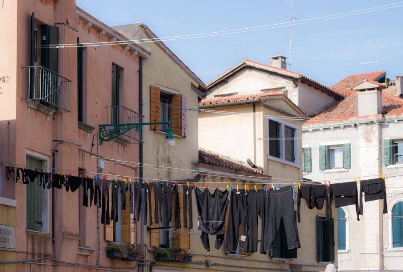 Viviendas de Venecia, Veneto, Italia, Europa Occid...