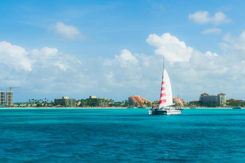 Palm Beach, Oranjestad, Aruba, Antillas Menores, A...