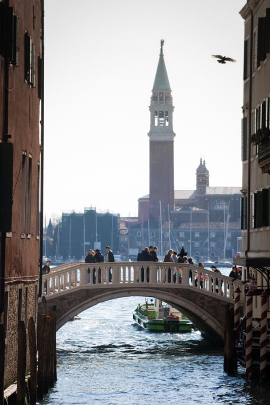 Canal Interno de Venecia, Veneto, Italia, Europa O...