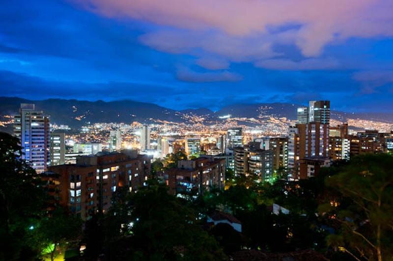 Panoramica de la Ciudad de Medellin, Antioquia, Co...