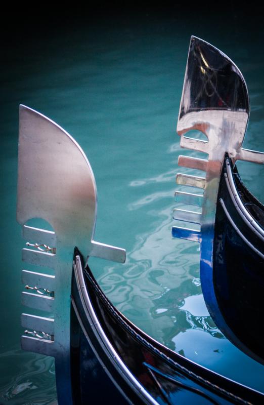 Detalle de Gondola, Venecia, Veneto, Italia, Europ...