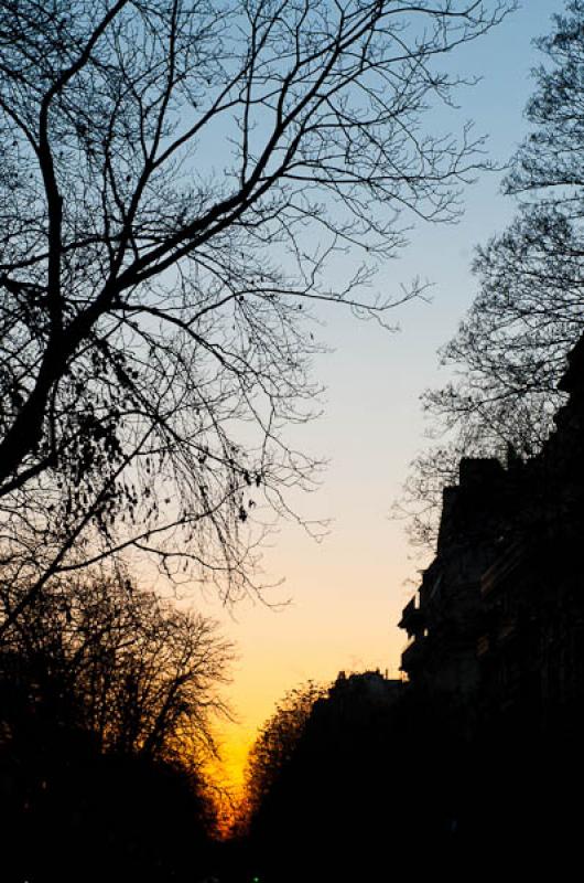 Atardecer en Paris, Francia, Europa Occidental