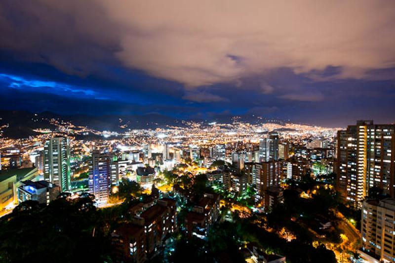 Panoramica de la Ciudad de Medellin, Antioquia, Co...