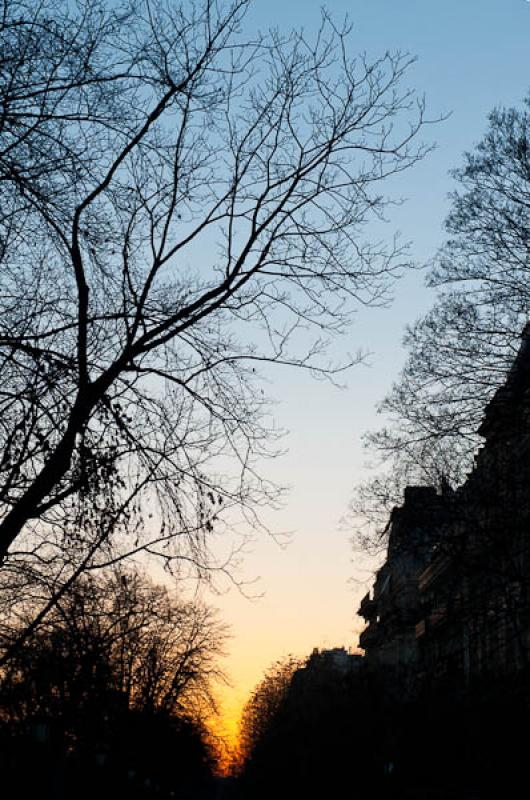 Atardecer en Paris, Francia, Europa Occidental