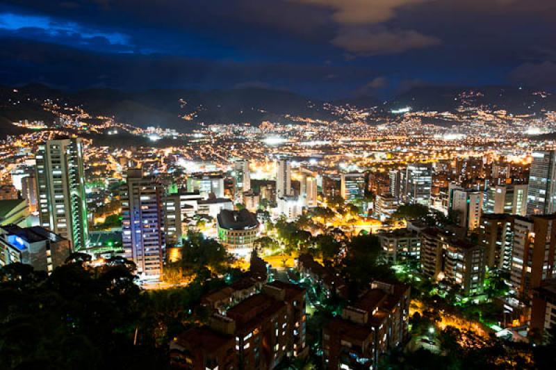 Panoramica de la Ciudad de Medellin, Antioquia, Co...