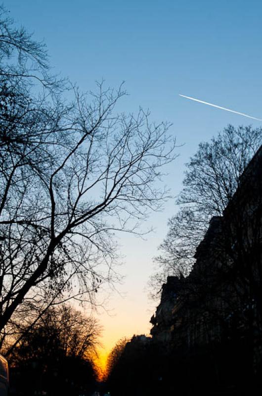 Atardecer en Paris, Francia, Europa Occidental