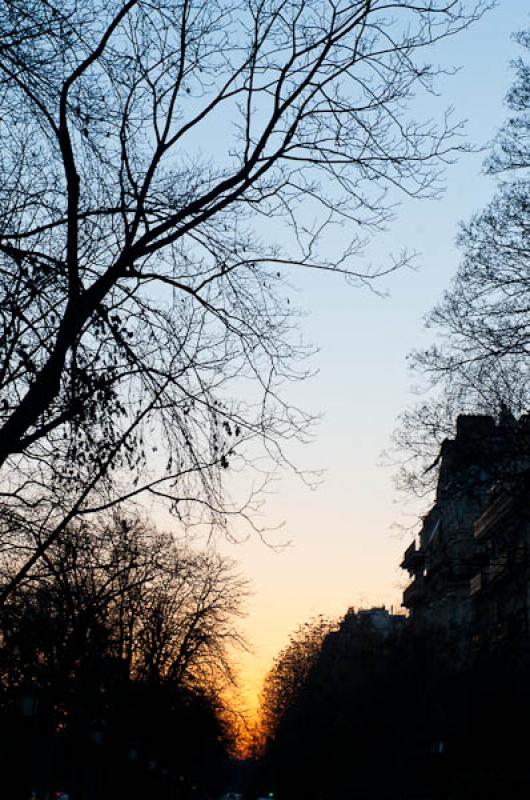 Atardecer en Paris, Francia, Europa Occidental