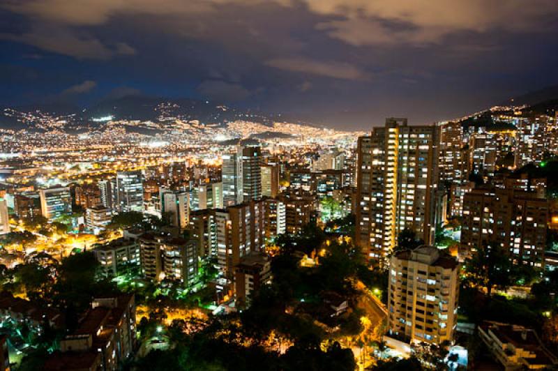 Panoramica de la Ciudad de Medellin, Antioquia, Co...