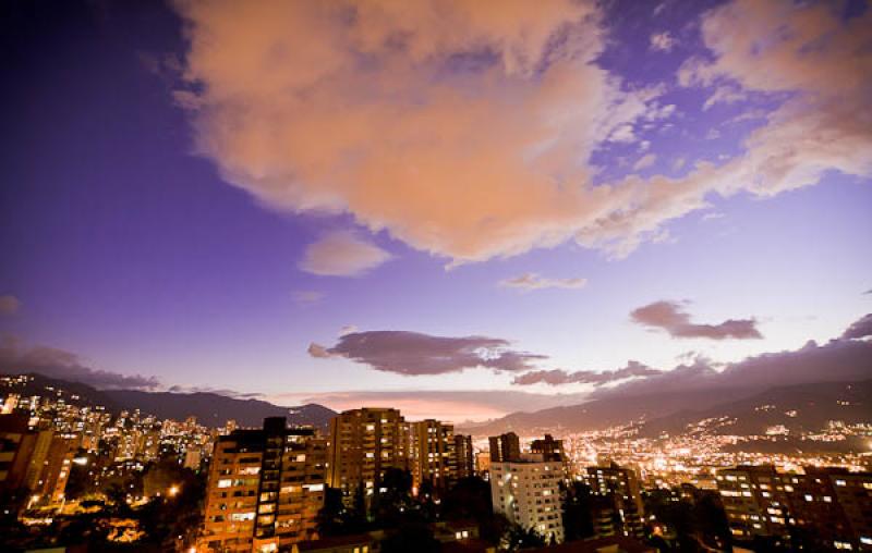 Panoramica de la Ciudad de Medellin, Antioquia, Co...