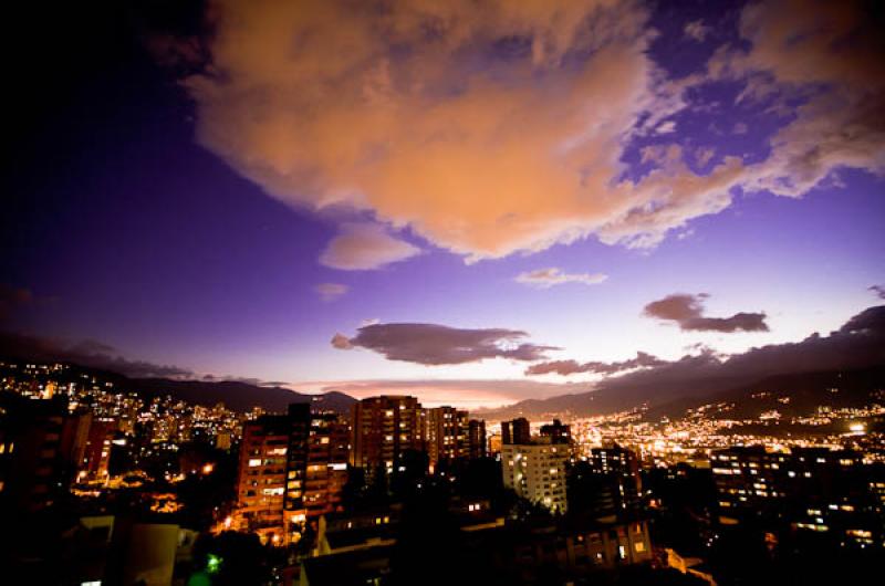 Panoramica de la Ciudad de Medellin, Antioquia, Co...