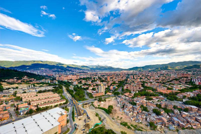 Panoramica de la Ciudad de Medellin, Antioquia, Co...