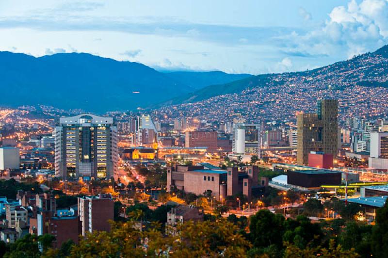 Panoramica de la Ciudad de Medellin, Antioquia, Co...