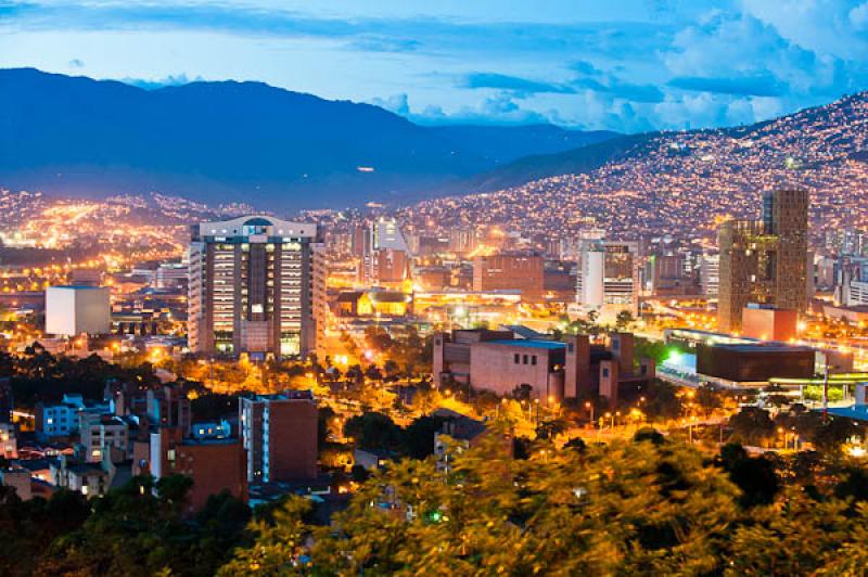 Panoramica de la Ciudad de Medellin, Antioquia, Co...