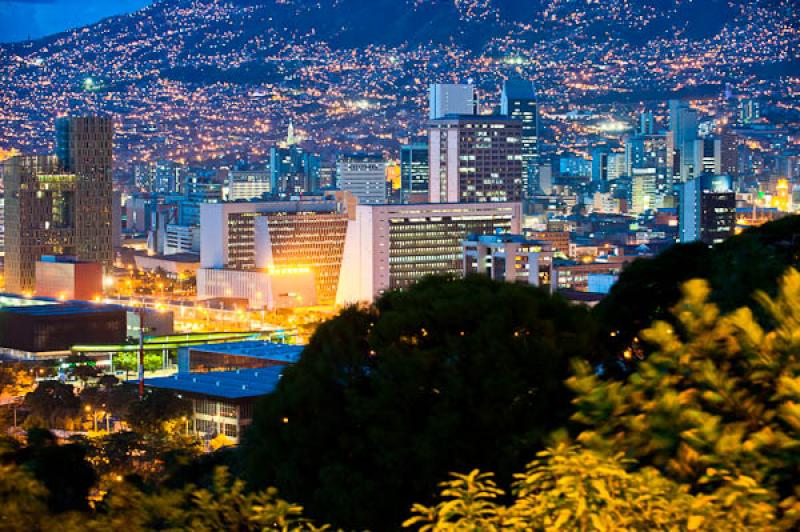 Panoramica de la Ciudad de Medellin, Antioquia, Co...