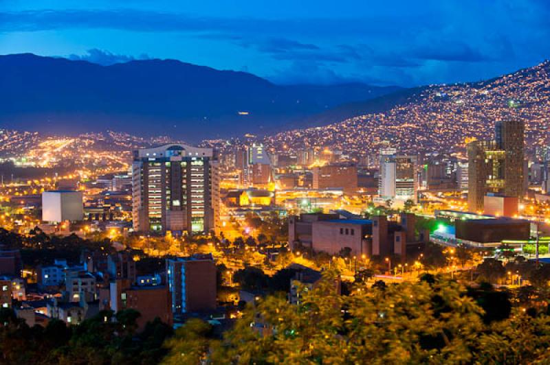 Panoramica de la Ciudad de Medellin, Antioquia, Co...