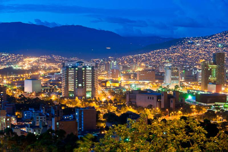 Panoramica de la Ciudad de Medellin, Antioquia, Co...