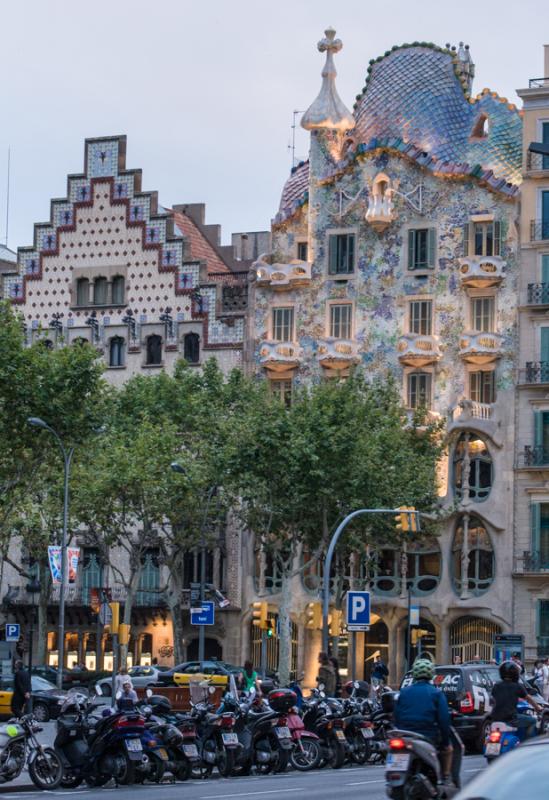 Casa Batllo, Barcelona, Cataluña, España, Europa