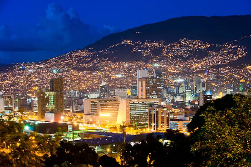 Panoramica de la Ciudad de Medellin, Antioquia, Co...