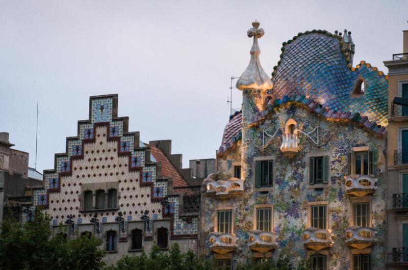 Casa Batllo, Barcelona, Cataluña, España, Europa