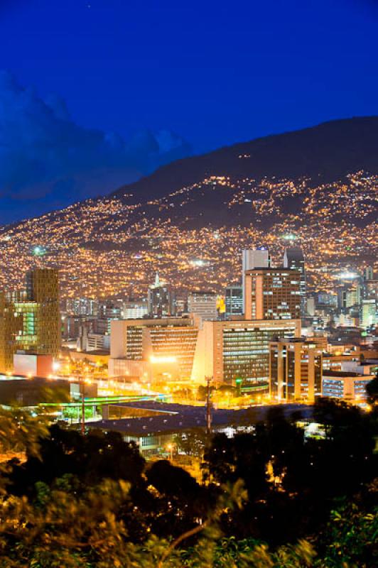 Panoramica de la Ciudad de Medellin, Antioquia, Co...