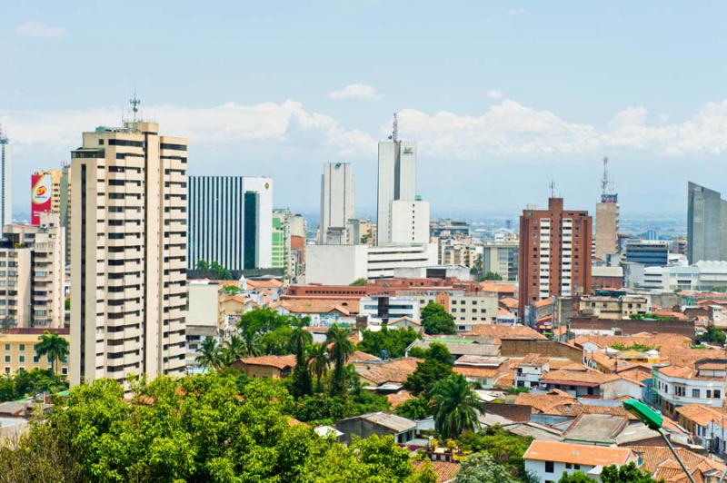 Panoramica de la Ciudad de Cali, Santiago de Cali,...