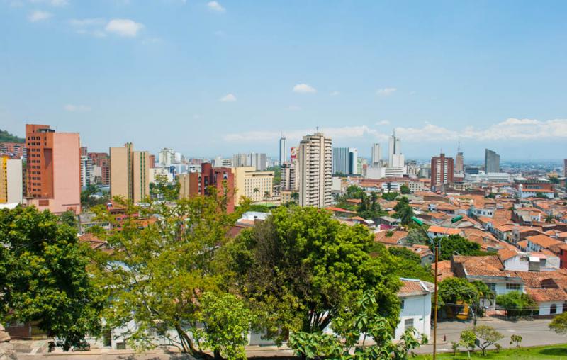 Panoramica de la Ciudad de Cali, Santiago de Cali,...