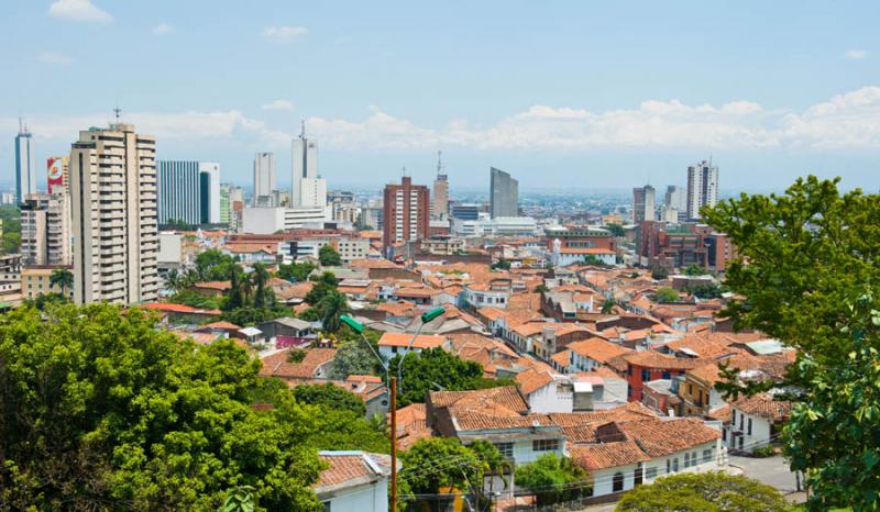 Panoramica de la Ciudad de Cali, Santiago de Cali,...