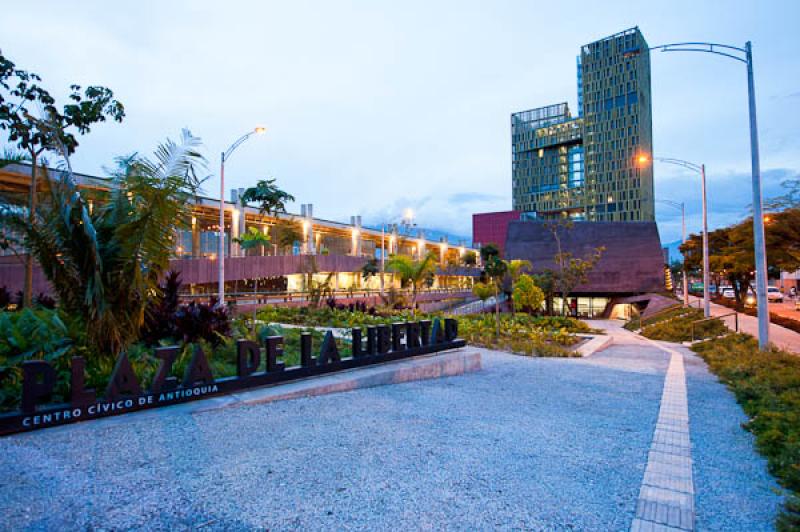 Plaza de La Libertad, Medellin, Antioquia, Colombi...