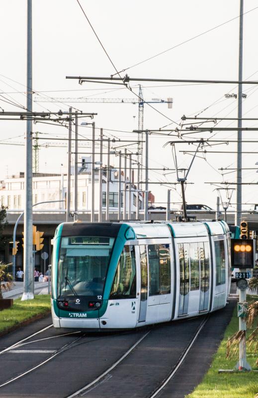 Tranvia de Barcelona, Cataluña, España, Europa