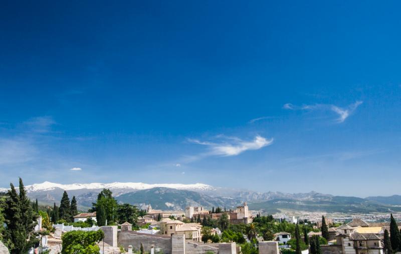 Panoramica de Granada, Andalucia, España, Europa