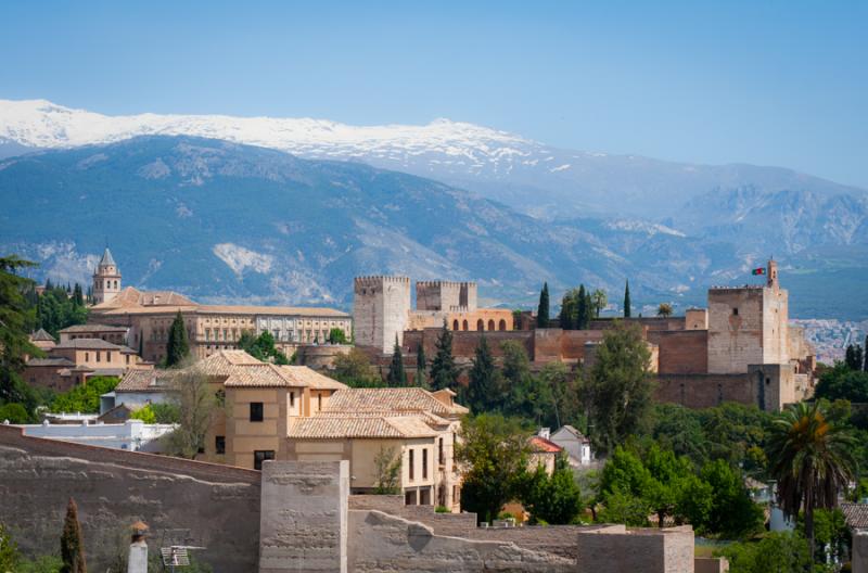 La Alcazaba, Granada, Andalucia, España, Europa