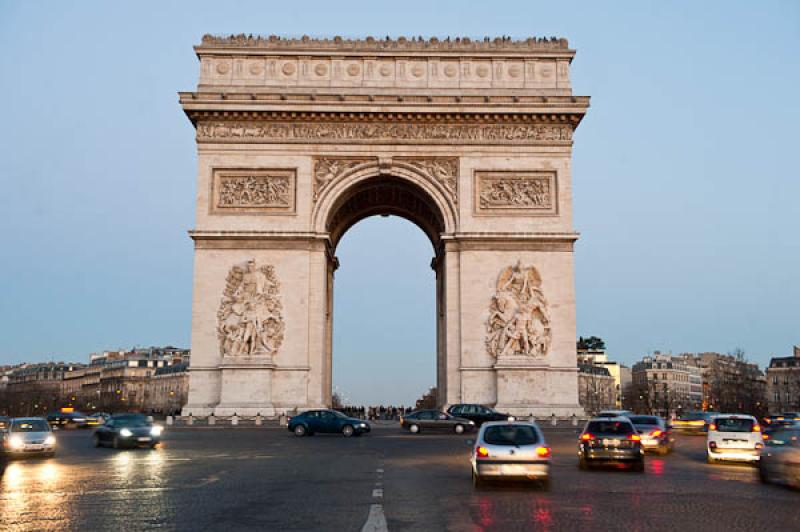 Arco de Triunfo, Paris, Francia, Europa Occidental