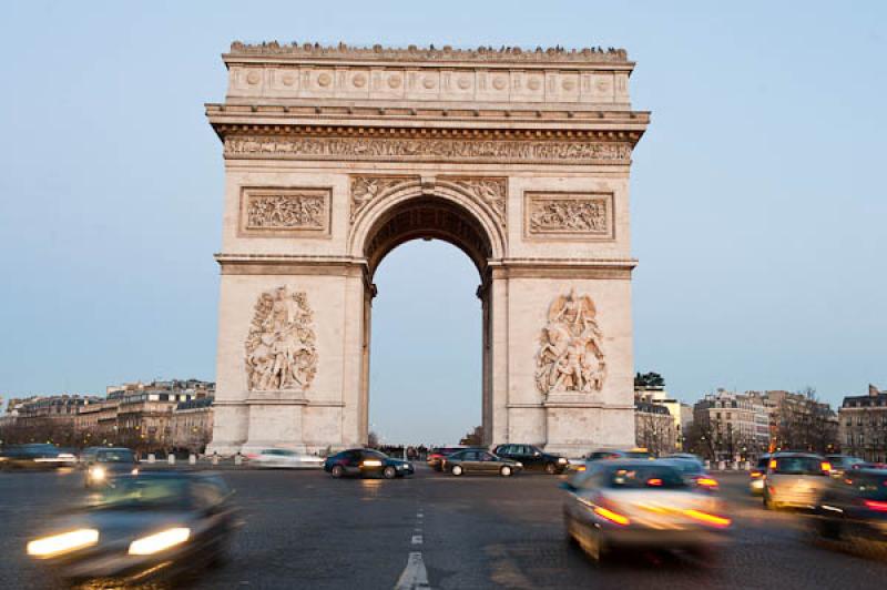 Arco de Triunfo, Paris, Francia, Europa Occidental