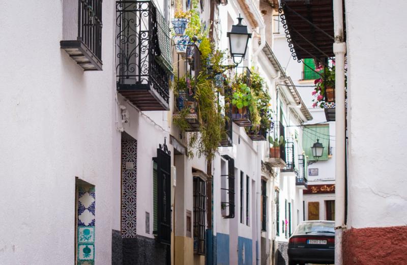 Calle del Agua, Granada, Andalucia, España, Europ...