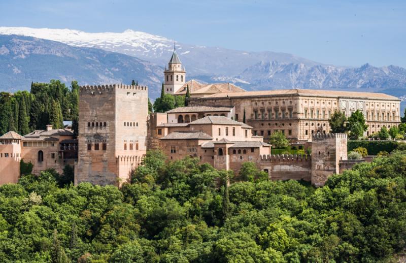 La Alcazaba, Granada, Andalucia, España, Europa