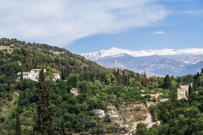 Paisaje de Granada, Andalucia, España, Europa