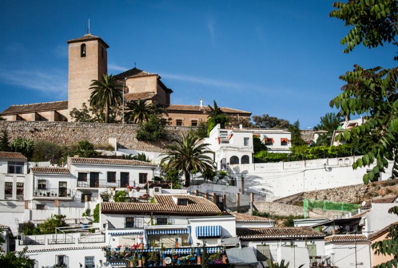 Iglesia de San Cristobal, Granada, Andalucia, Espa...