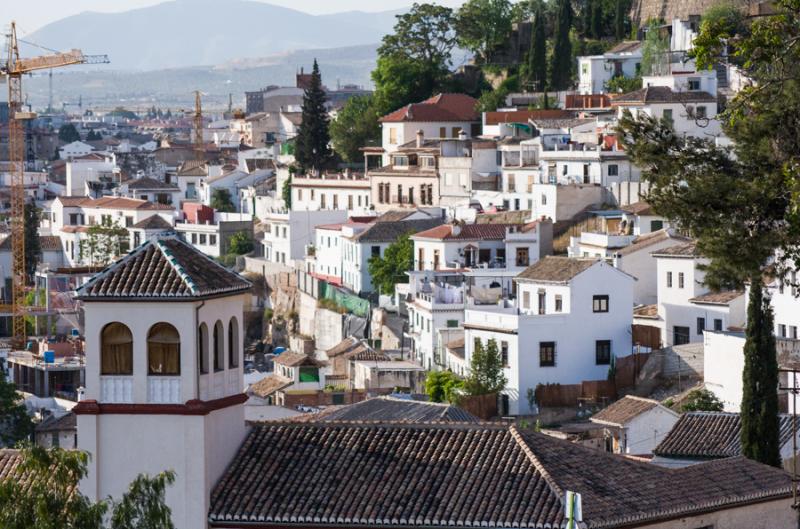 Barrio Albaicin, Granada, Andalucia, España, Euro...