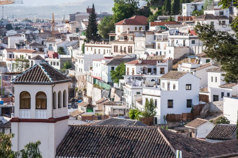 Barrio Albaicin, Granada, Andalucia, España, Euro...