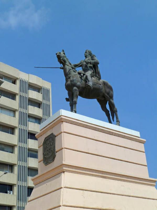 Paseo de Bolivar, Barranquilla, Atlantico, Colombi...