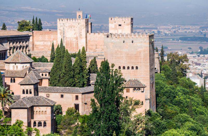 La Alcazaba, Granada, Andalucia, España, Europa