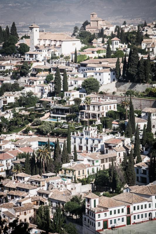 Panoramica de Granada, Andalucia, España, Europa