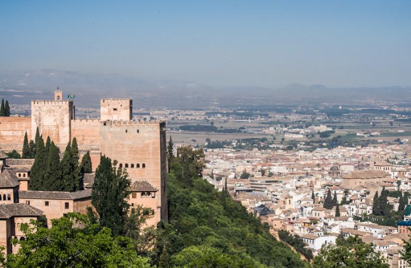 La Alcazaba, Granada, Andalucia, España, Europa